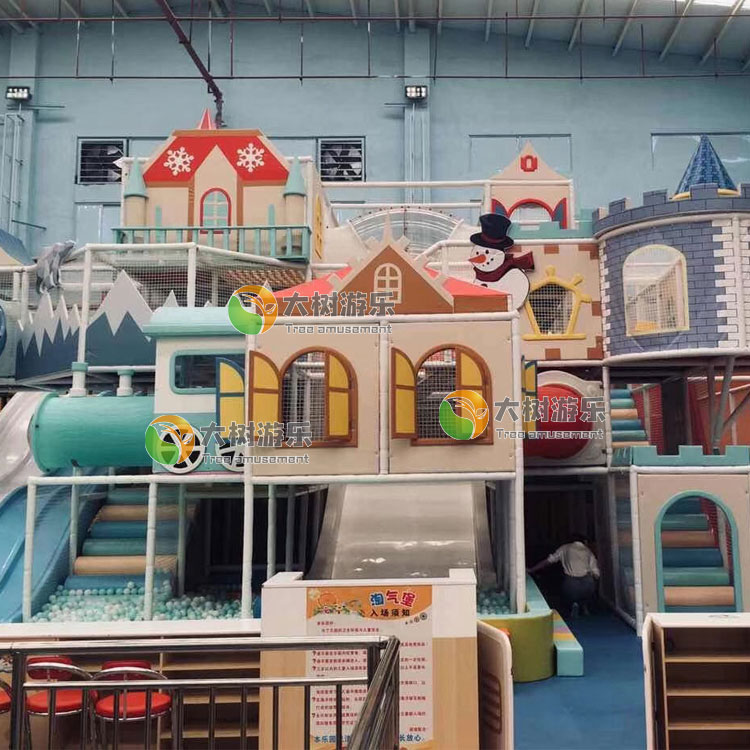 兒童樂(lè)園淘氣堡安裝案例-3